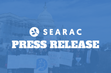 SEARAC Press Release: Image of SEARAC community with Capitol building in the background