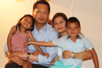 Nam Nguyen and his family