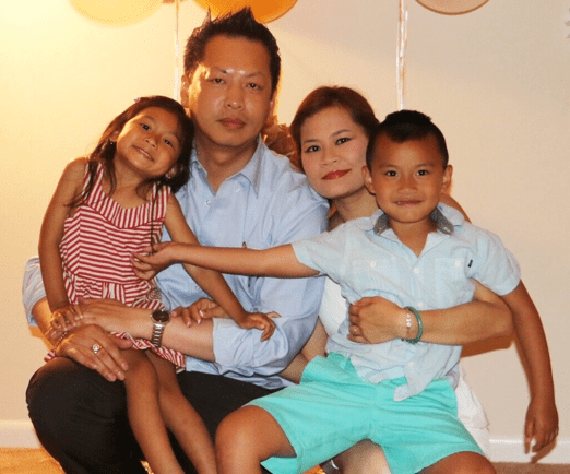  Nam Nguyen and his family