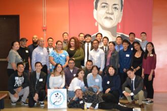 CHARGE Coalition members after presenting the California Asian American and Pacific Islander Youth Report