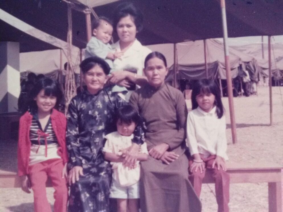 An old photo of Carolee and her family.