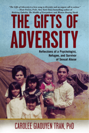 The cover image of Dr. Carolee Tran's book, "The Gifts of Adversity."