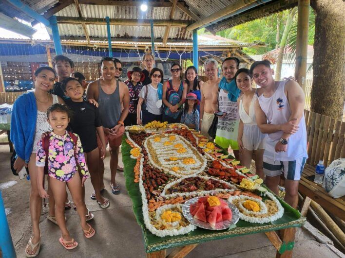 Katrina and her family in the Philippines.