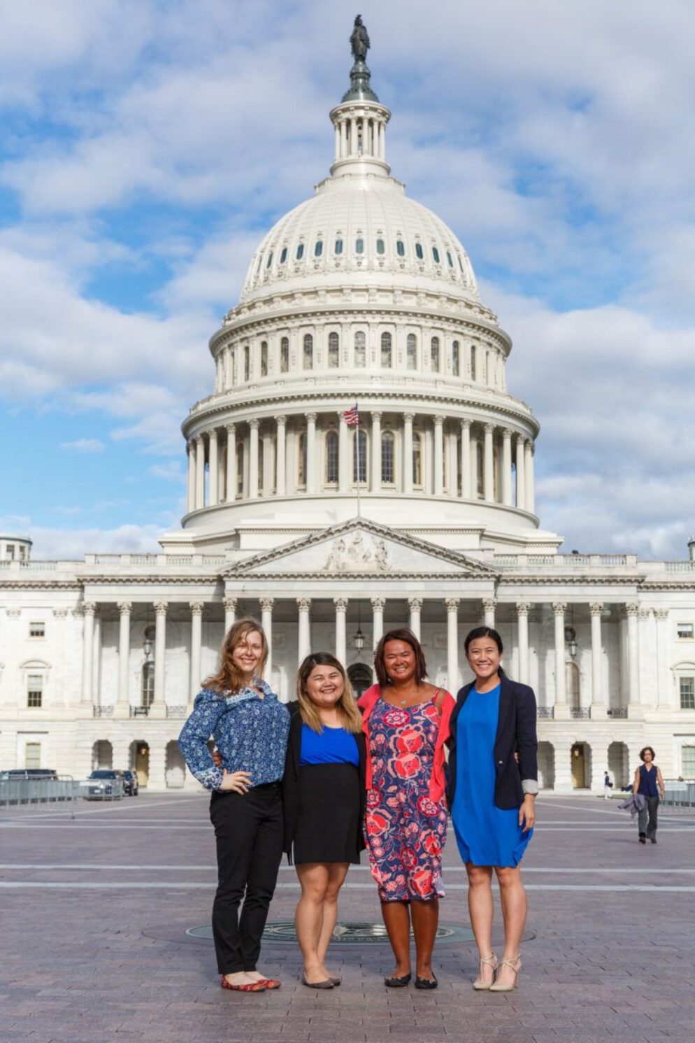 Lily and other LAT participants at Capitol Hill.