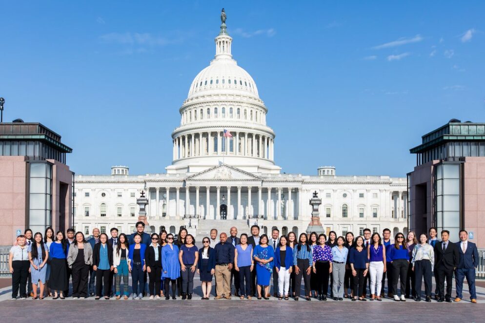 LAT participants at Capitol Hill.