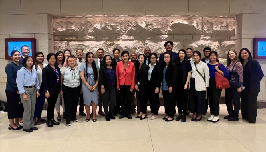 LAT participants and Congresswoman Judy Chu.