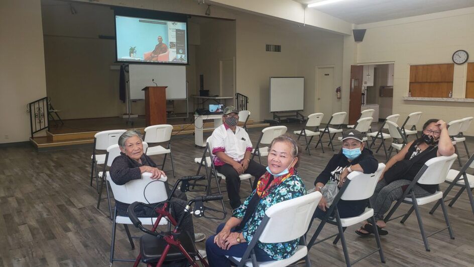 Elders smiling.