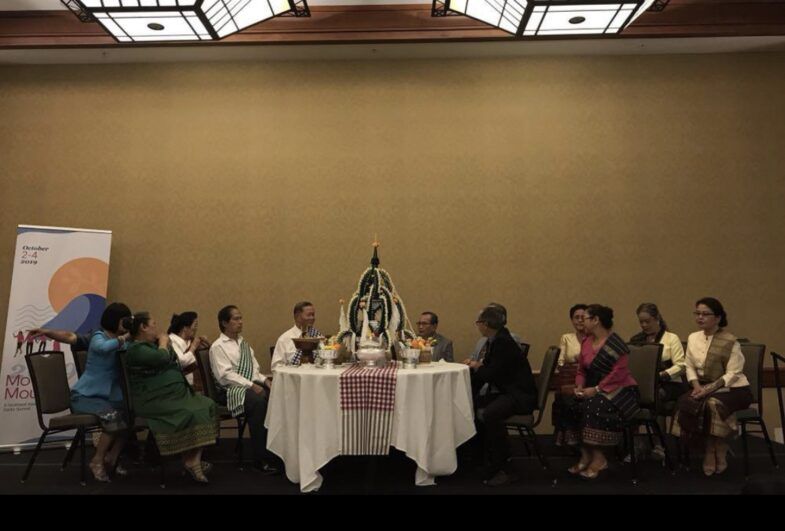 People gathered around a table