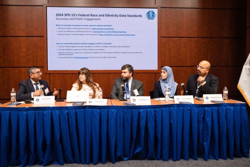 A panel convening during a breakout session. 