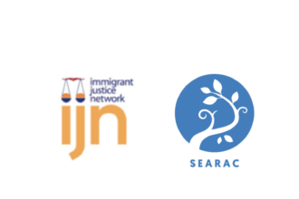 IJN and SEARAC logo.