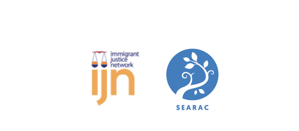 IJN and SEARAC logo.