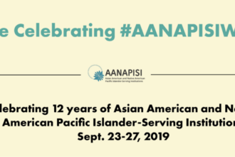 Celebrating AANAPISI week banner