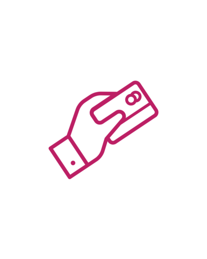 icon with credit card