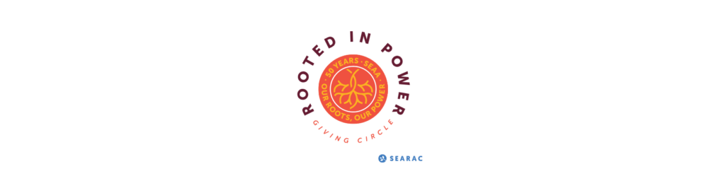 rooted in power giving circle logo